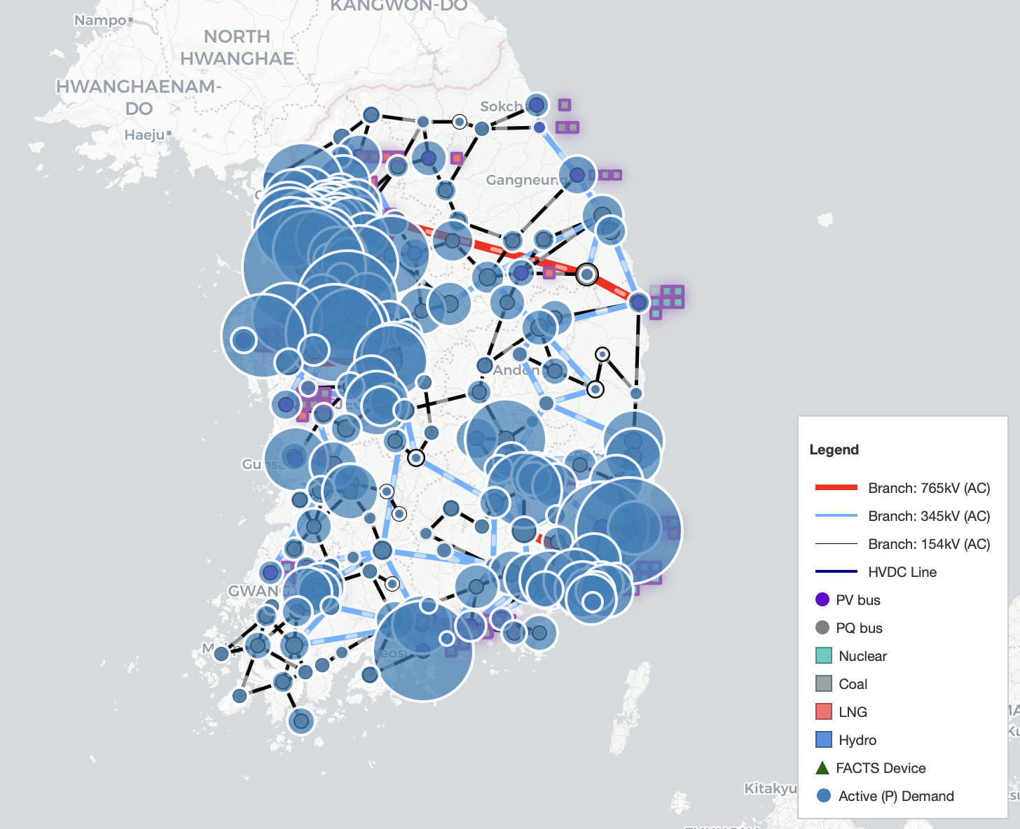 Pflow overlay on the full map (with other layers enabled)